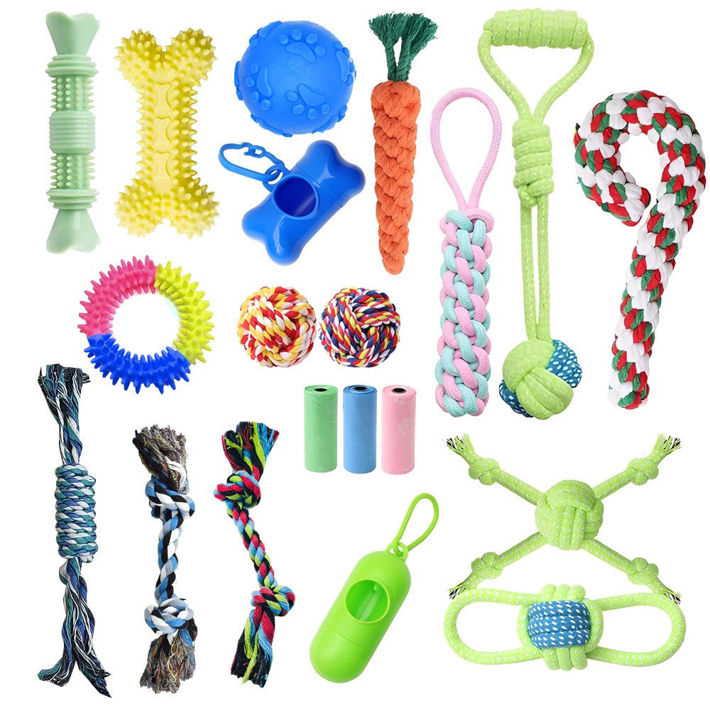 20-Piece Dog Toy Set for Play & Enrichment