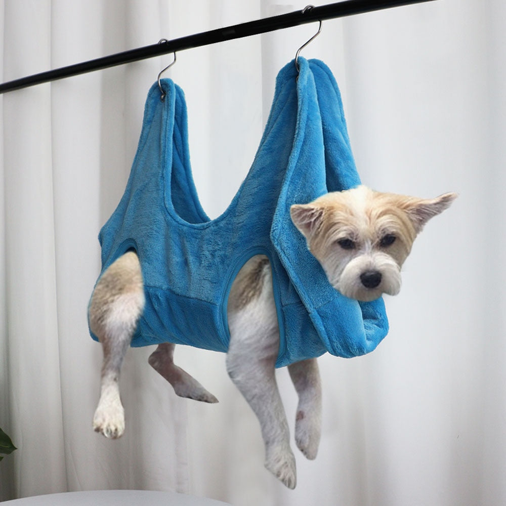 Pet grooming hammock for nail trimming - view 5