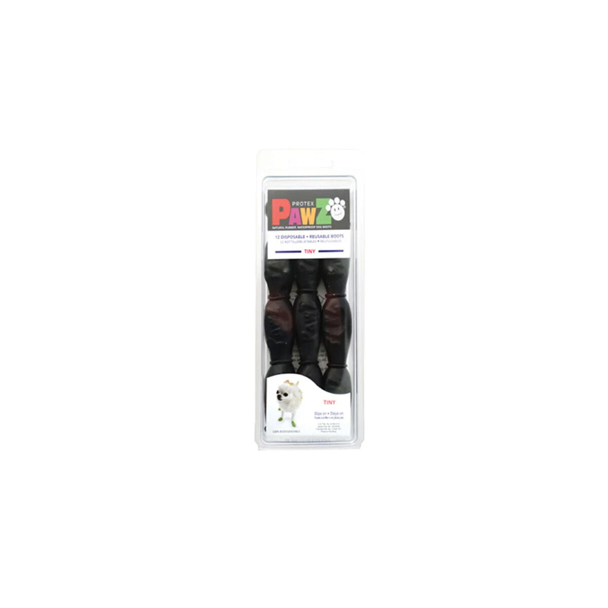 PawZ Dog Paw Protectors – Tiny, 12-Pack