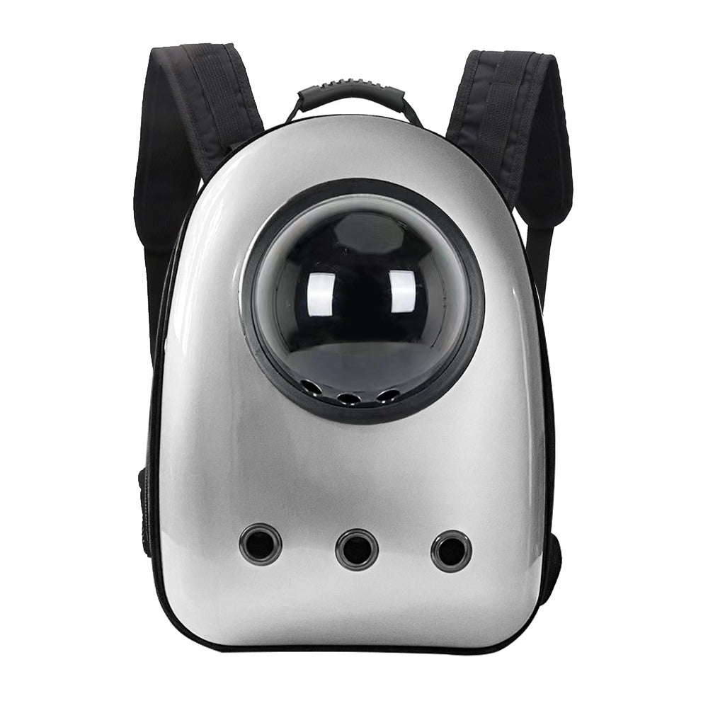 Pet Carrier Backpack for Dogs & Cats – Silver